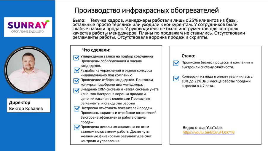+4,7 раза рост продаж